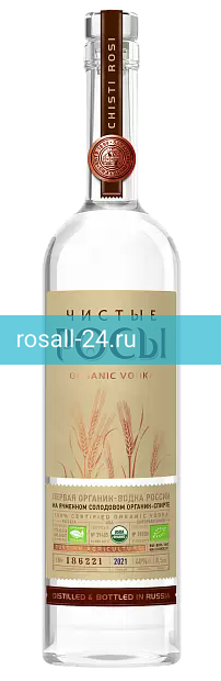 Водка Чистые Росы из ячменного зерна
