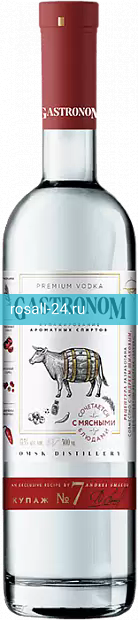 Водка Gastronom Купаж №7 К мясным блюдам