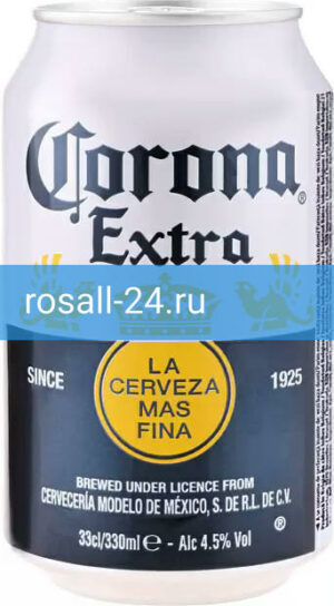 Светлое пиво Пивной напиток пастеризованный Corona Extra