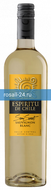 Вино Espiritu de Chile Sauvignon Blanc semi-sweet